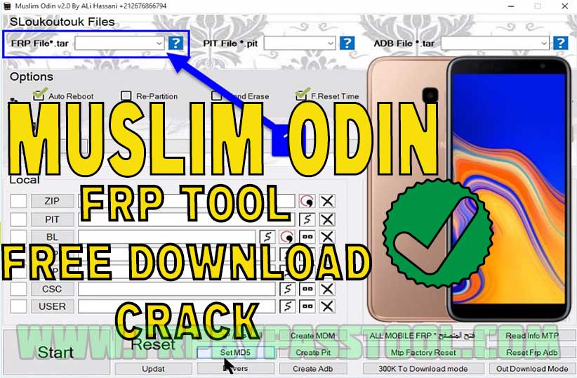 Muslim Odin Tool v3.0, v2.0, v1.0 Free Download [SAMSUNG FRP]