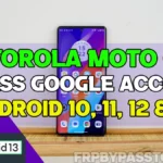 Motorola Moto G 5G FRP Bypass Without PC Android 12, 13